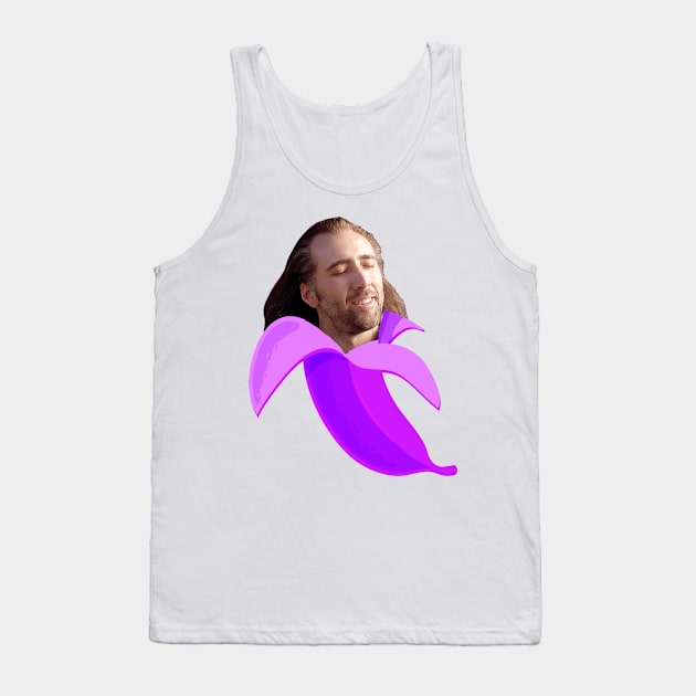 Nicolas cage in a banana Tank Top by YaiVargas